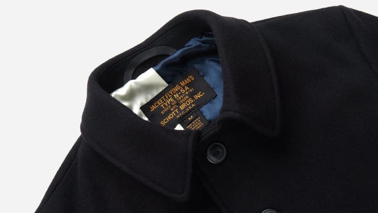 3sixteen brings back its Officer Coat collaboration with Schott