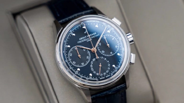 About Vintage and Frederique Constant's latest collaboration pays tribute to the 1988 Flyback Chronograph