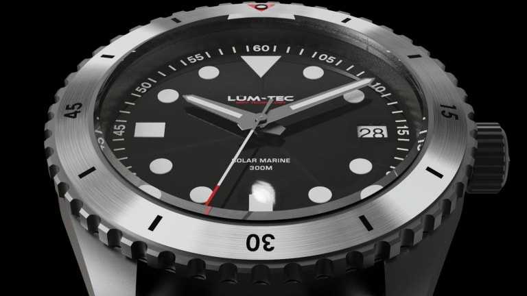 Lüm-Tec unveils its solar-powered dive watch, the Solar Marine