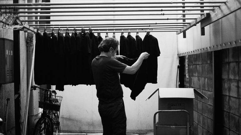 Reigning Champ's newest capsule is finished in some of the deepest shades of black you've ever seen