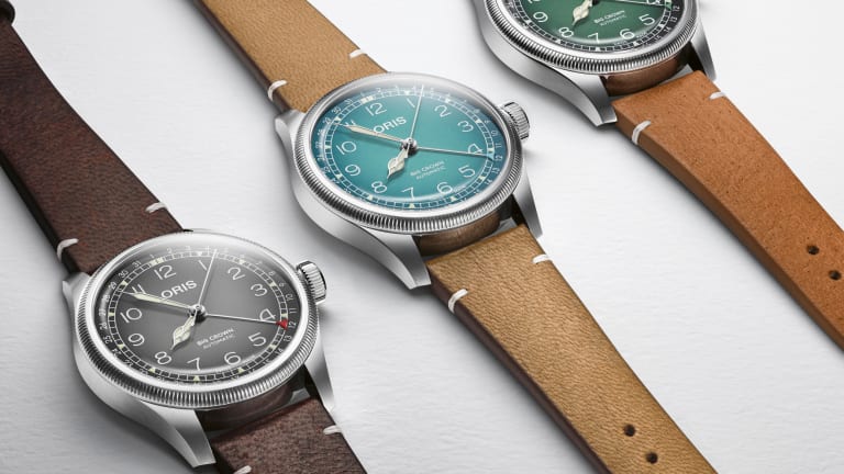 Oris and Cervo Volante team up on a collection of Big Crowns with deer leather straps