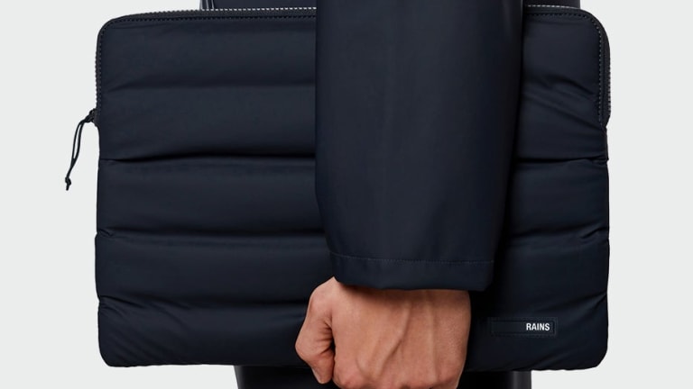 Rains applies its weather-resistant materials to a new line of tech accesories