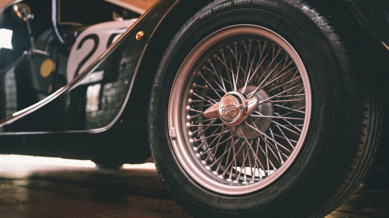 Morgan's Plus Four LM62 celebrates Le Mans victory in 1962