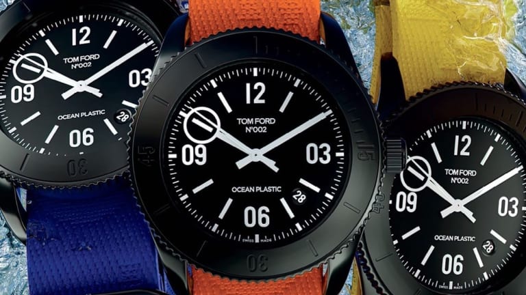 Tom Ford introduces a sport version of its ocean plastic watch