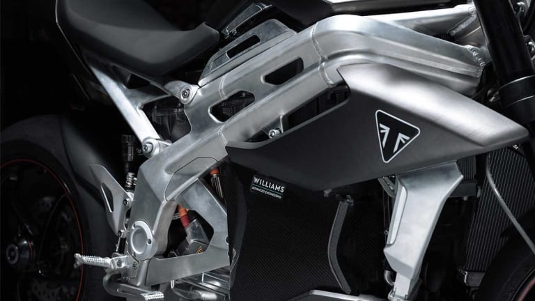 Triumph reveals its TE-1 electric motorcycle prototype