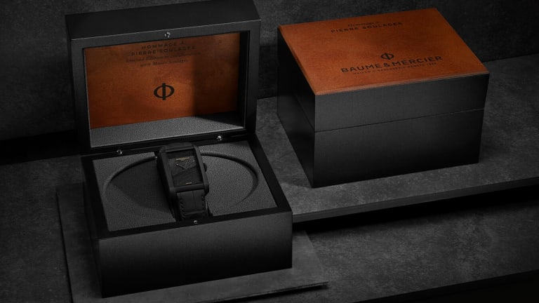 Baume & Mercier celebrates the work of artist Pierre Soulages with a special edition Hampton