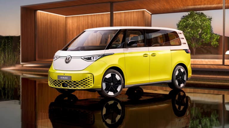 Volkswagen reveals the production version of the Microbus-inspired ID. Buzz