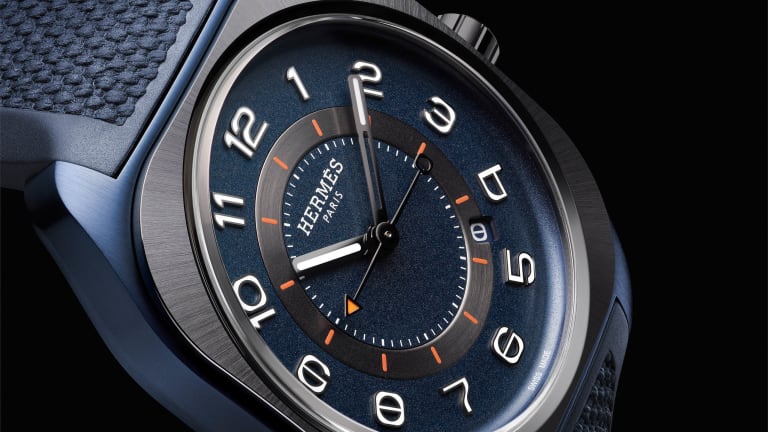 Hermès updates the H08 with a new model in blue titanium