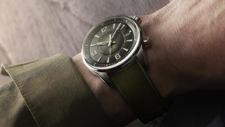 Jaeger-LeCoultre launches a new Polaris Date with a gradient green dial