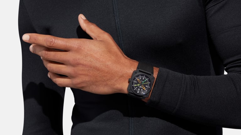 Bell & Ross integrates the design of a radio compass into its latest BR 03-92