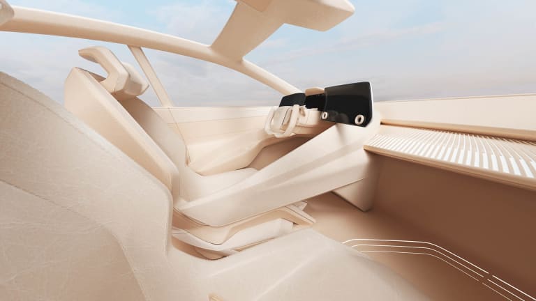 Lexus partners with Hender Scheme, Salehe Bembury, and Ondrej Zunka on a Virtual Interior series for the LF-Z concept car