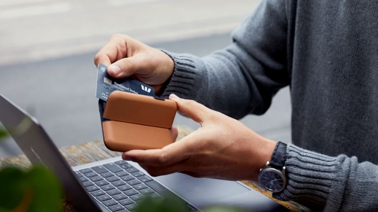 Bellroy's latest wallet keeps your cards organized in a leather-wrapped hardshell case