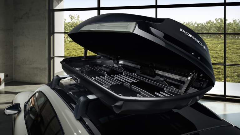 Porsche Tequipment launches a Performance roof box for the Taycan