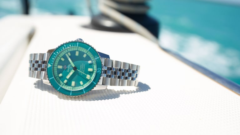 Zodiac's Super Sea Wolf Aquamarine Dream is the perfect summer watch