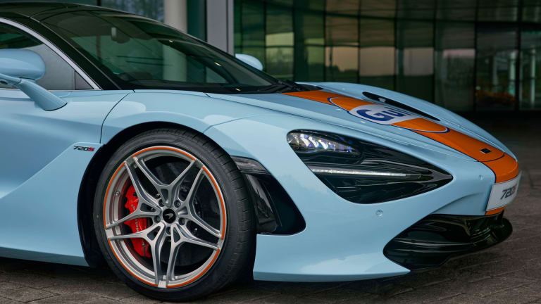 McLaren Special Operations recreates the iconic Gulf livery for the 720S