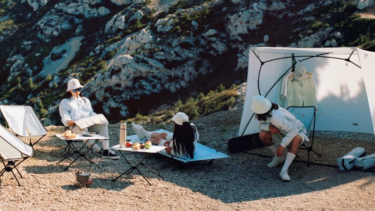 Maison Kitsune and Helinox release a collection of outdoor furniture