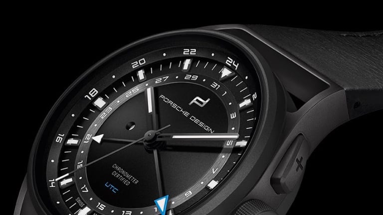 Porsche updates the 1919 Globetimer UTC in an all-black finish