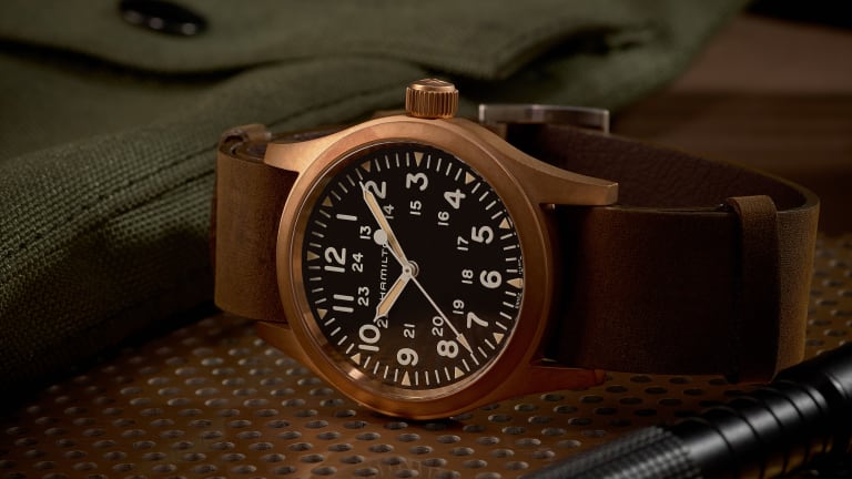 Hamilton's famed Field Watch now comes in bronze