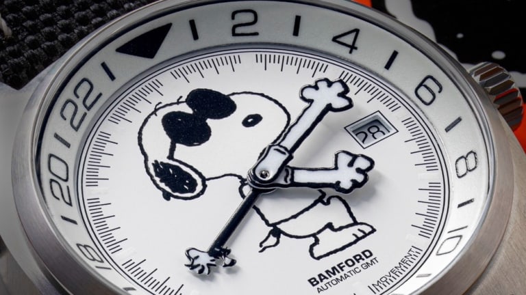 Bamford London, Revolution, and The Rake release a new limited edition Snoopy watch