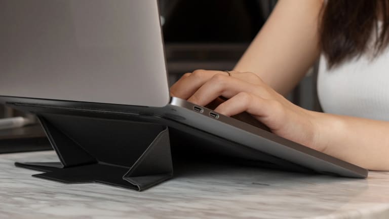 Native Union's Rise Laptop Stand makes turns your laptop into the perfect mobile workstation