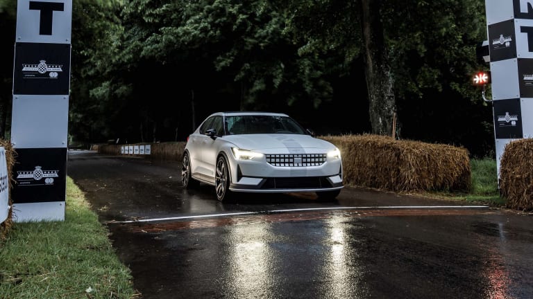 Polestar previews a potential high-performance Polestar 2 at Goodwood