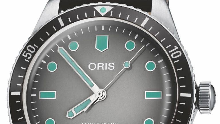 Oris makes a bold and subtle statement with their latest Divers Sixty Five colorway