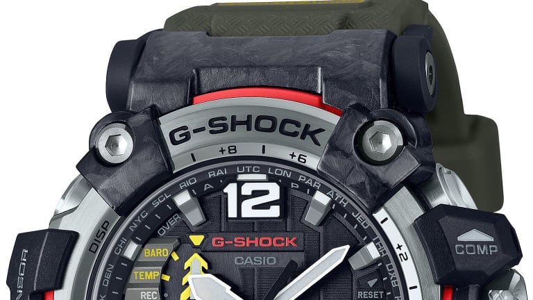 G-Shock upgrades the new Mudmaster with forged carbon