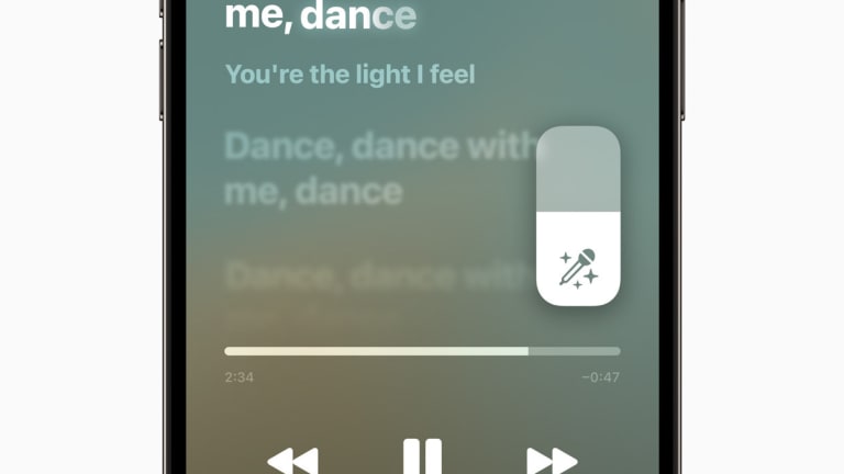 Apple Music now doubles as a karaoke app