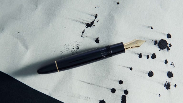Montblanc's latest Meisterstück features a curved nib for Chinese, Japanese, and Korean calligraphy