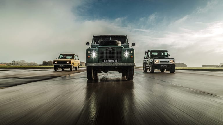 Everrati expands its EV portfolio with the Defender and Range Rover Classic