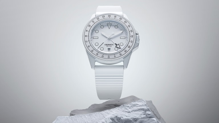 Unimatic and Revolution/The Rake release the U1 GMT "Arctic Fox"
