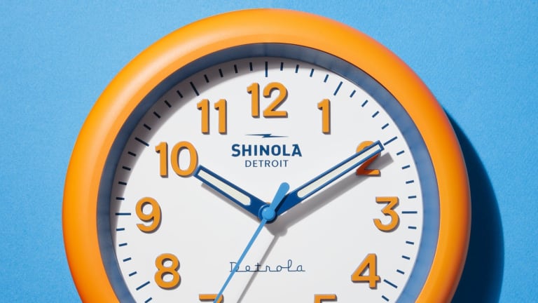 Shinola launches a new range of Detrola Clocks made out of #tide ocean-bound plastic