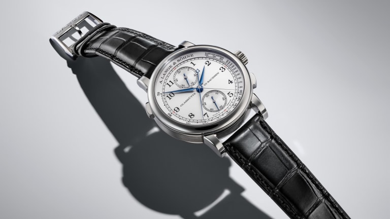 A. Lange & Söhne introduces a new 1815 Rattrapante in platinum