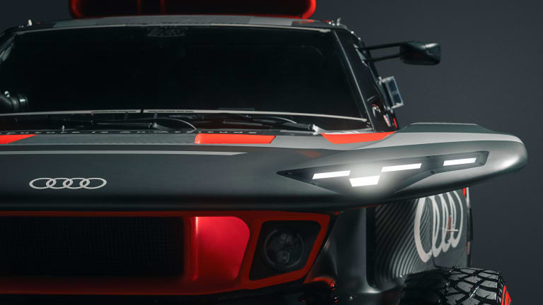 Audi reveals the next evolution of their RS Q e-tron Rally Car