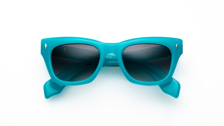 Jacques Marie Mage and Black Optical preview their turquoise-colored collaboration
