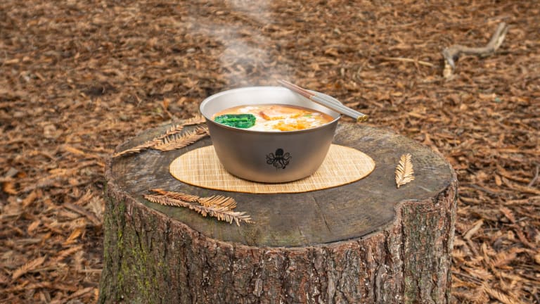 Prometheus Design Werx crafts a titanium bowl for enjoying ramen in the outdoors