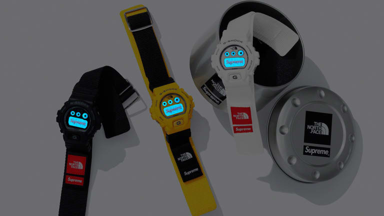 The Supreme x The North Face x G-Shock DW-6900 collaboration is