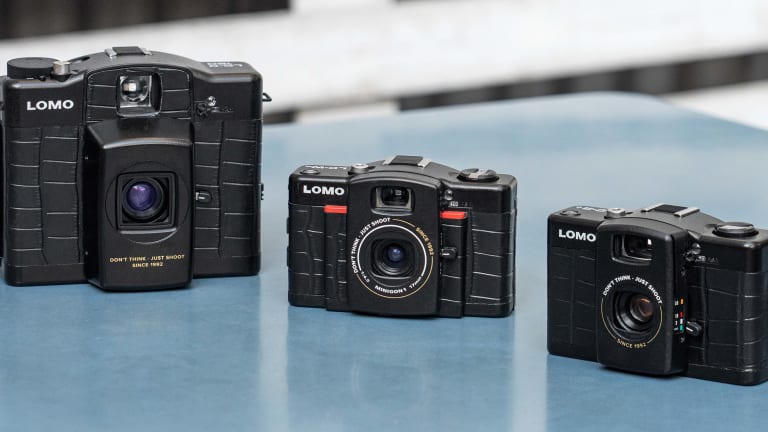 Lomography kicks off its 30th anniversary with a trio of leather-wrapped cameras