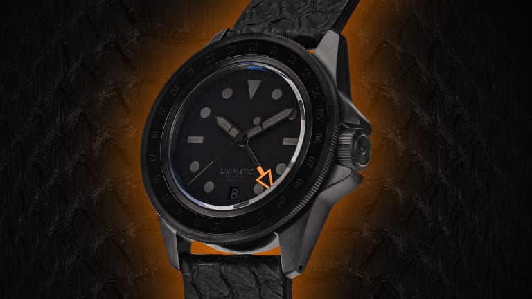 Maxfield blacks out the new Unimatic GMT
