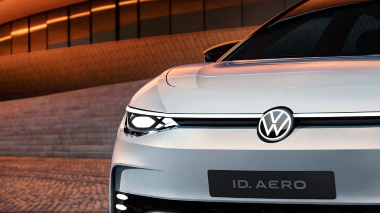 Volkswagen previews its first all-electric sedan, the ID. AERO