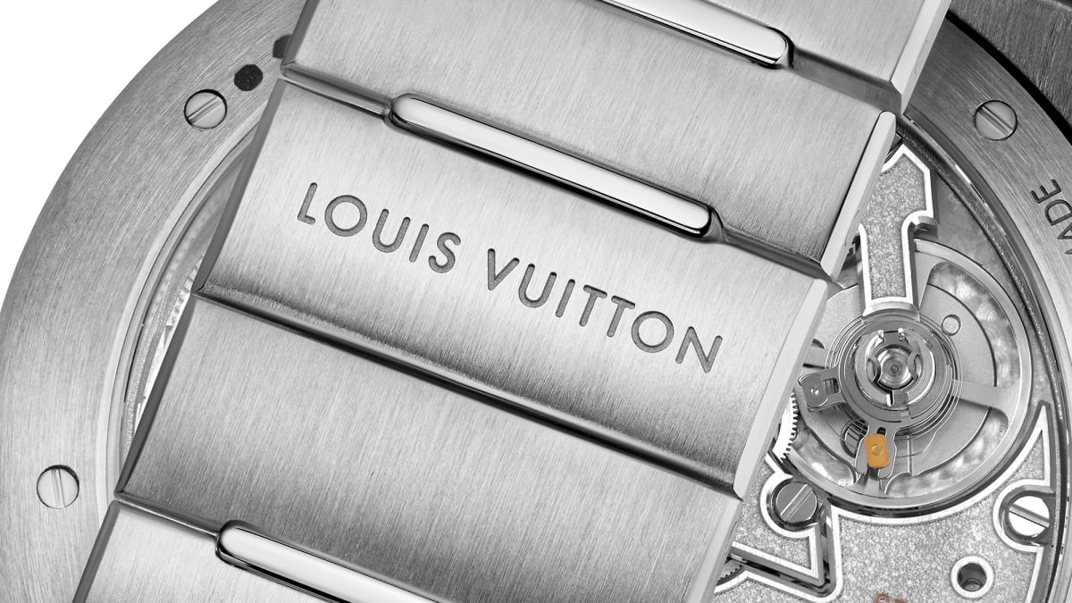 The Louis Vuitton Tambour, In Steel