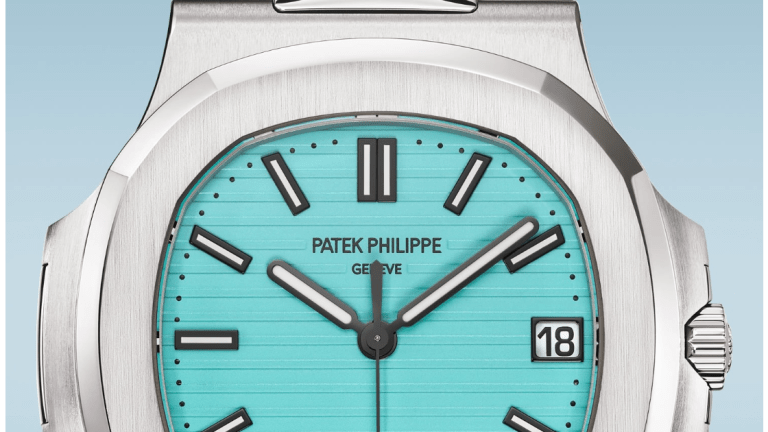 Patek Philippe and Tiffany & Co. reveal a new unicorn with their exclusive Tiffany Blue Nautilus