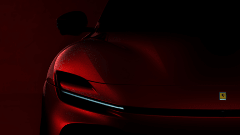 Ferrari sneaks out the first official shot of its upcoming SUV