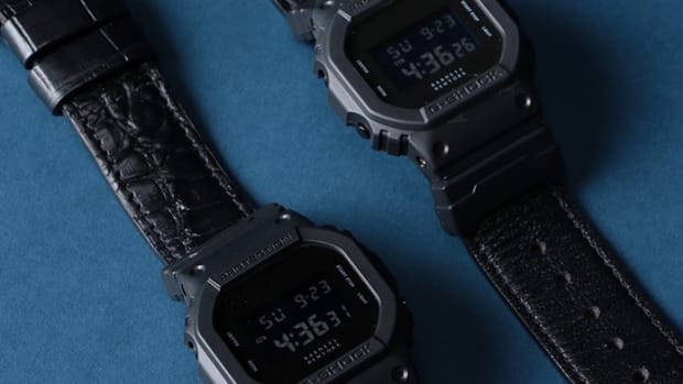 Damue upgrades the G-Shock 5600 with intricately finished sterling 