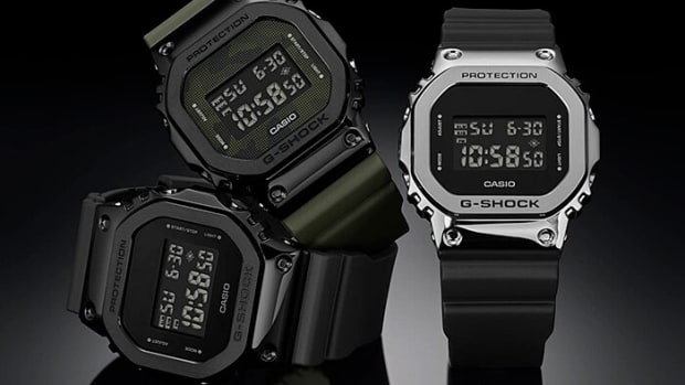 Damue upgrades the G-Shock 5600 with intricately finished sterling 