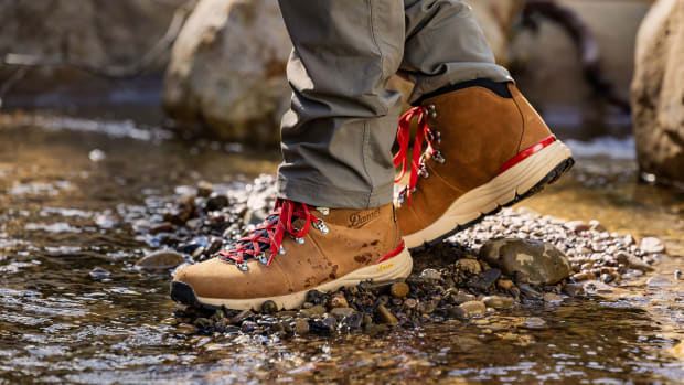 Modern hiking boots top