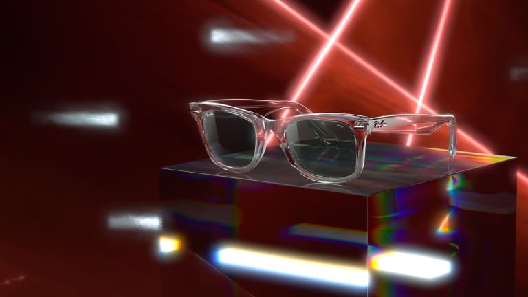 Transparent wayfarer top
