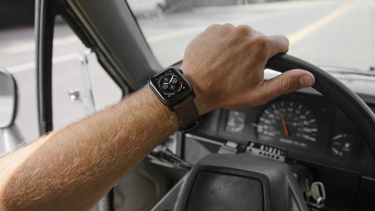 Apple watch leather band waterproof on sale