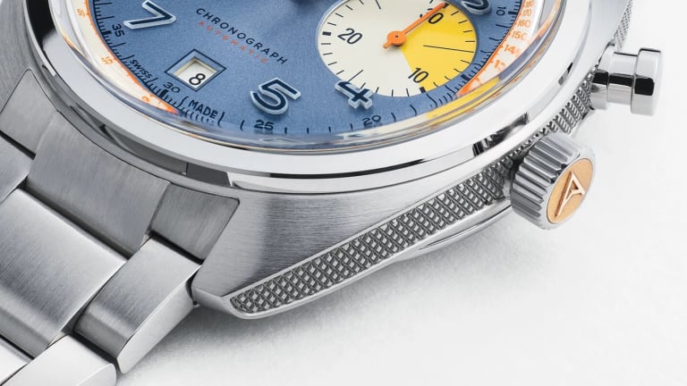 Farer s Cobb Monopusher delivers a colorful new chronograph Acquire