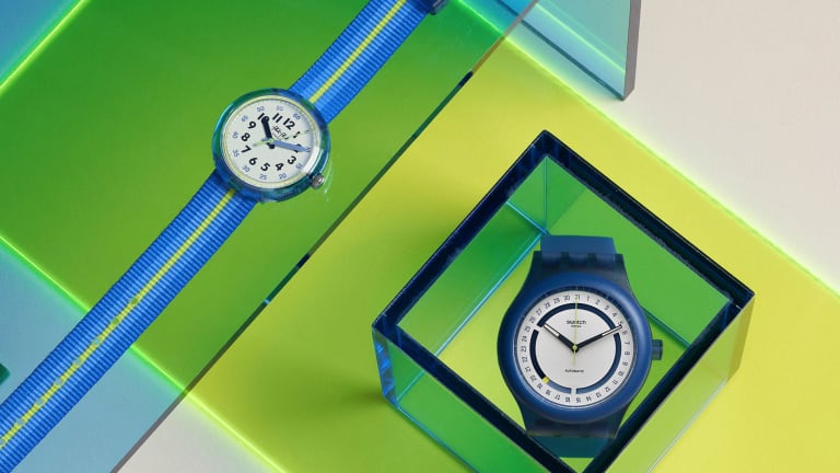 Hodinkee top swatch blue